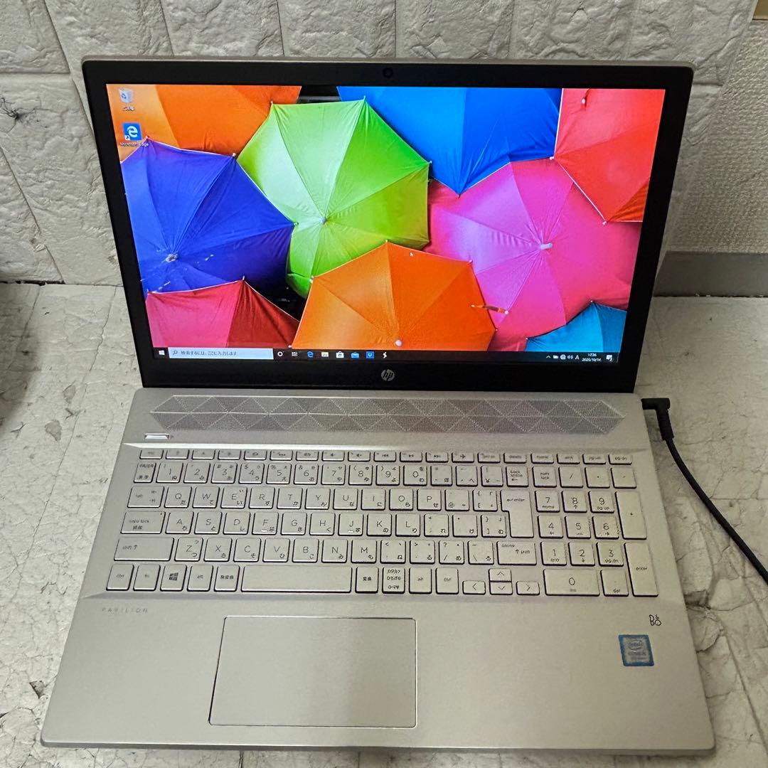 美品　HP i5-8265U 8GB SSD128GB HDD1TB Win10