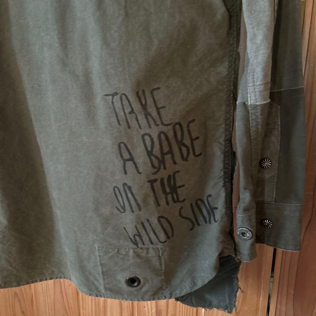 14th addiction ミリタリーシャツ