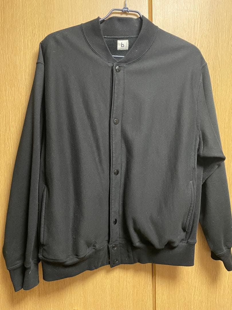 blurhms ROOTSTOCK スウェットスナップカーディガン 黒