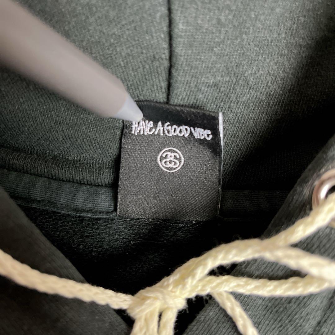 STUSSY◎ストックロゴ 80 ビッグロゴ パーカー D315