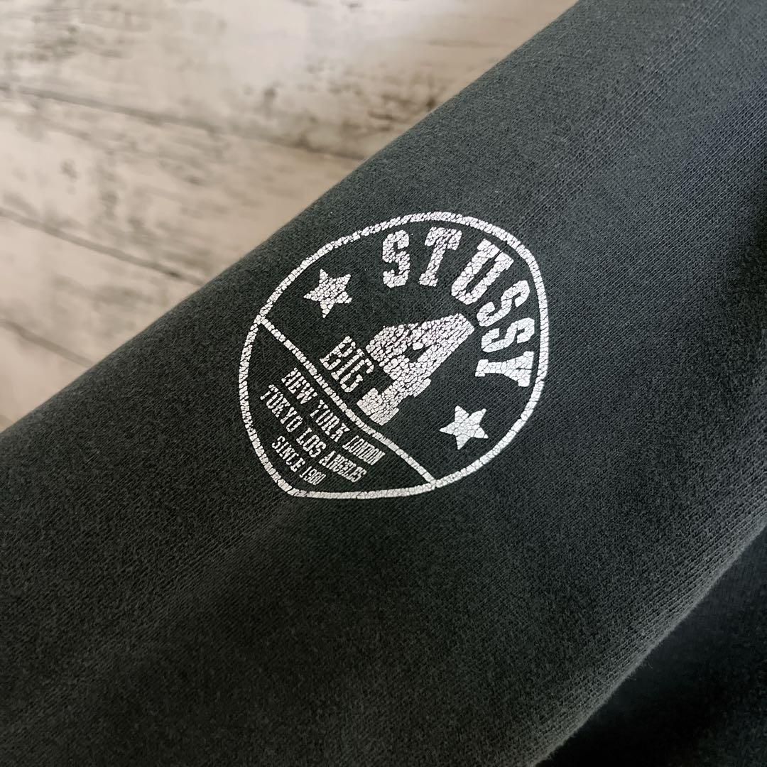 STUSSY◎ストックロゴ 80 ビッグロゴ パーカー D315