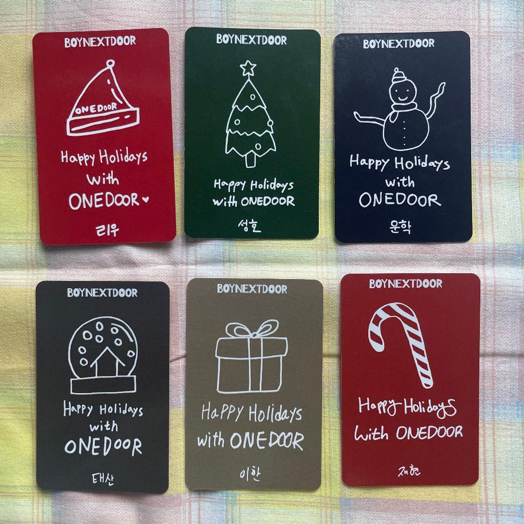 BOYNEXTDOOR歌謡大典 SBS サノク 公開放送 トレカ 6枚