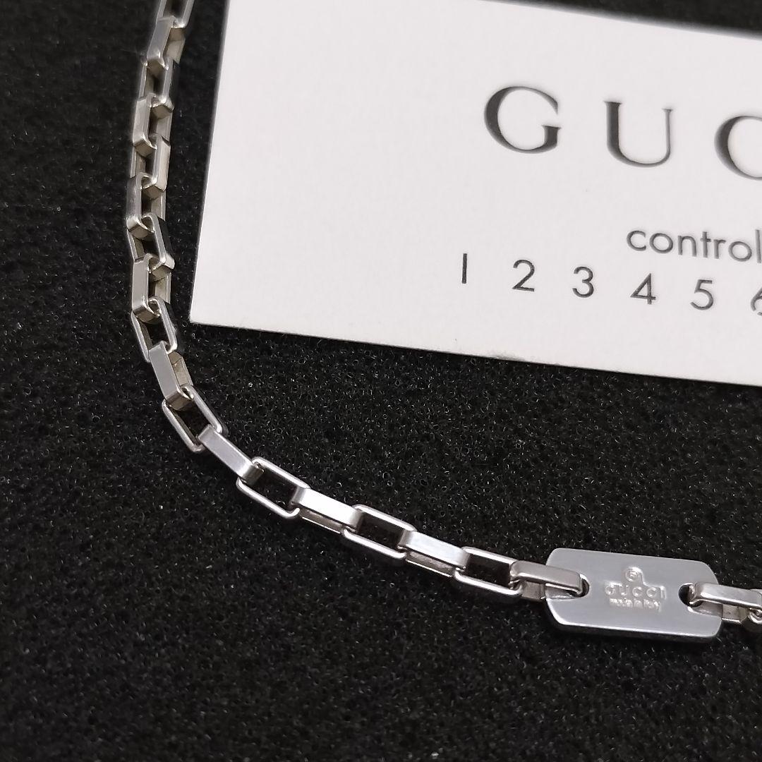 GUCCI グッチ ブレスレット ベネチアン スクエア 21cm 925