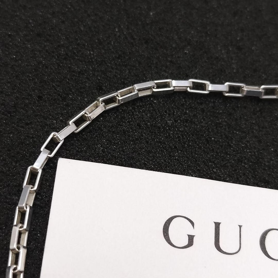 GUCCI グッチ ブレスレット ベネチアン スクエア 21cm 925