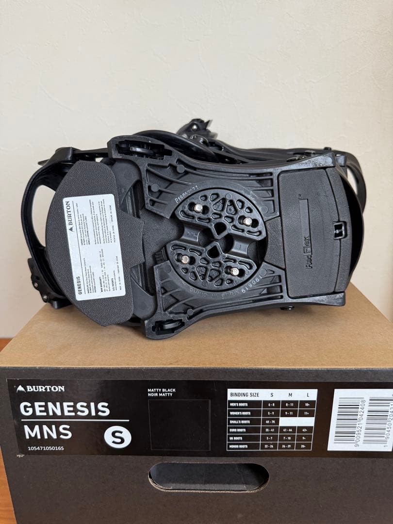 Burton Genesis Re-Flex Sサイズ ビンディング
