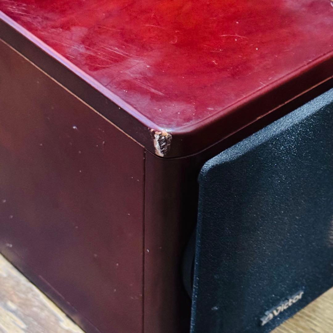 【動作良】Victor ウッドコーンコンポ EX-AK1（リモコン欠品）