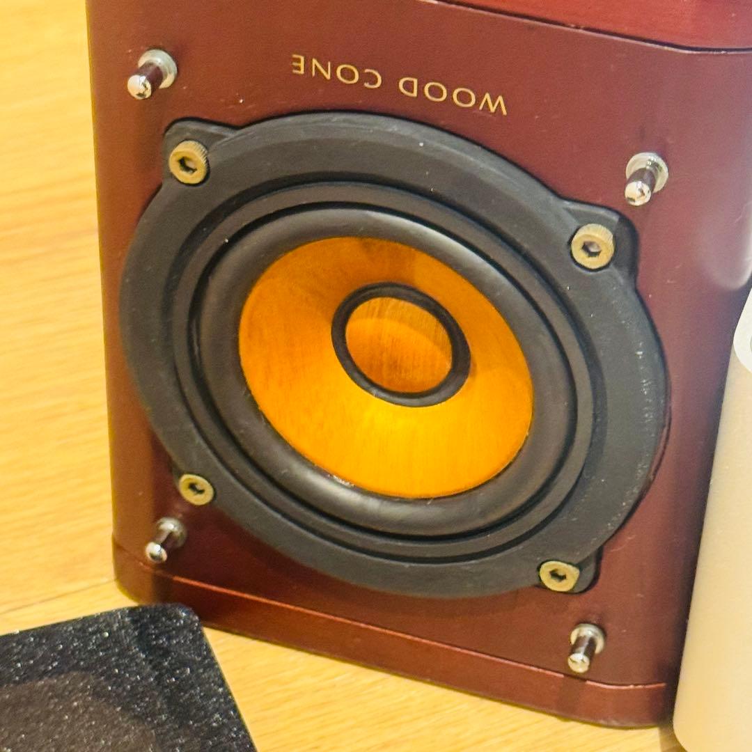 【動作良】Victor ウッドコーンコンポ EX-AK1（リモコン欠品）