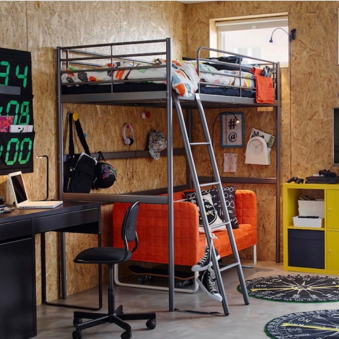 IKEA イケア スヴェルタ ロフトベッド （直接引き取りお届け限定）