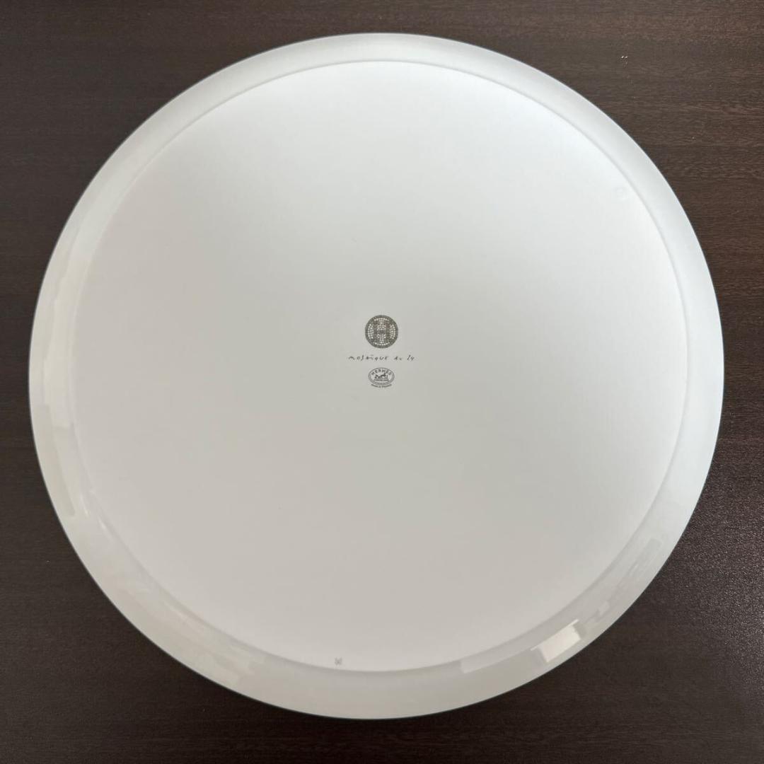 エルメス タルトプラッター モザイク24 プラチナ ディナープレート 食器