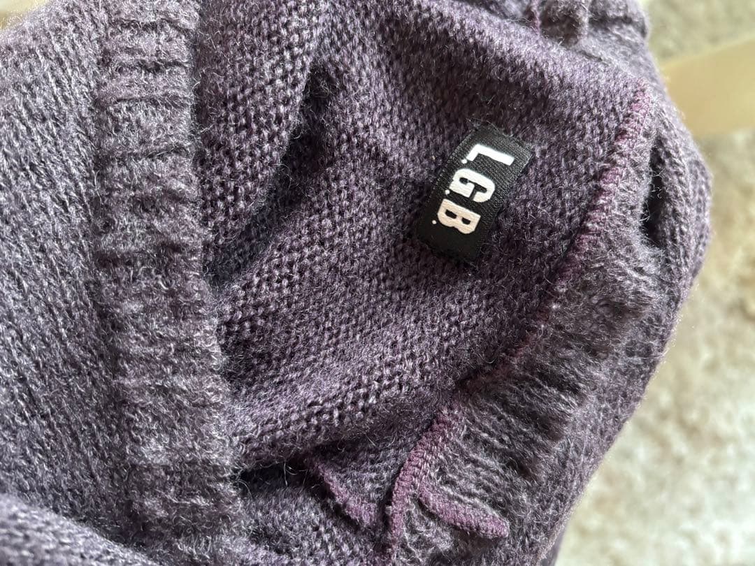 LGB Vネック 長袖ニットセーター