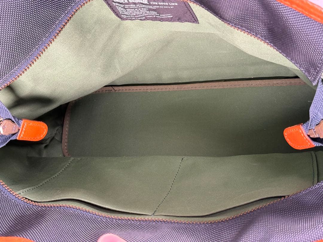 WONDER BAGGAGE デイリー 2WAY トートバッグ ネイビー