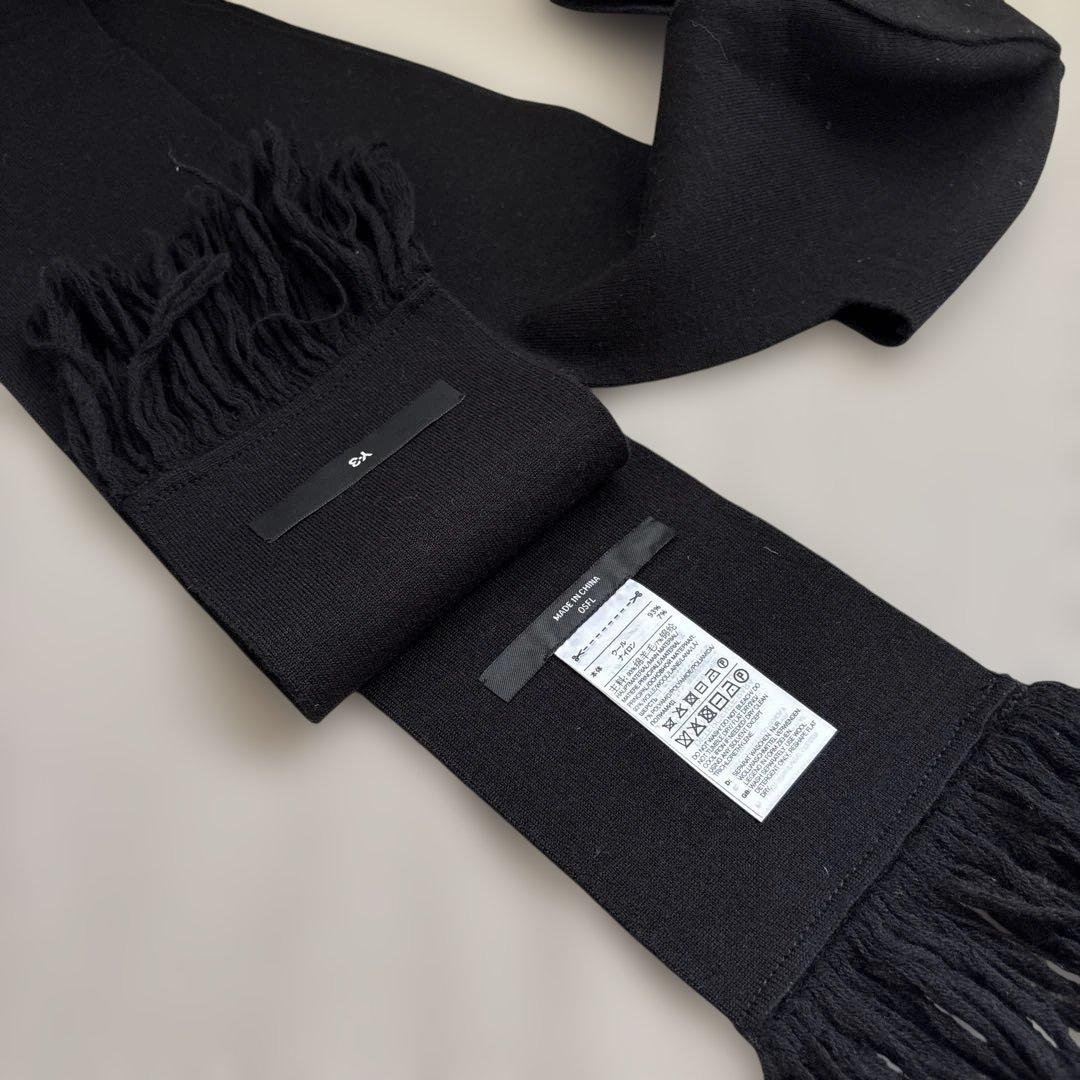 Y-3 ブラックキャップとスカーフセット