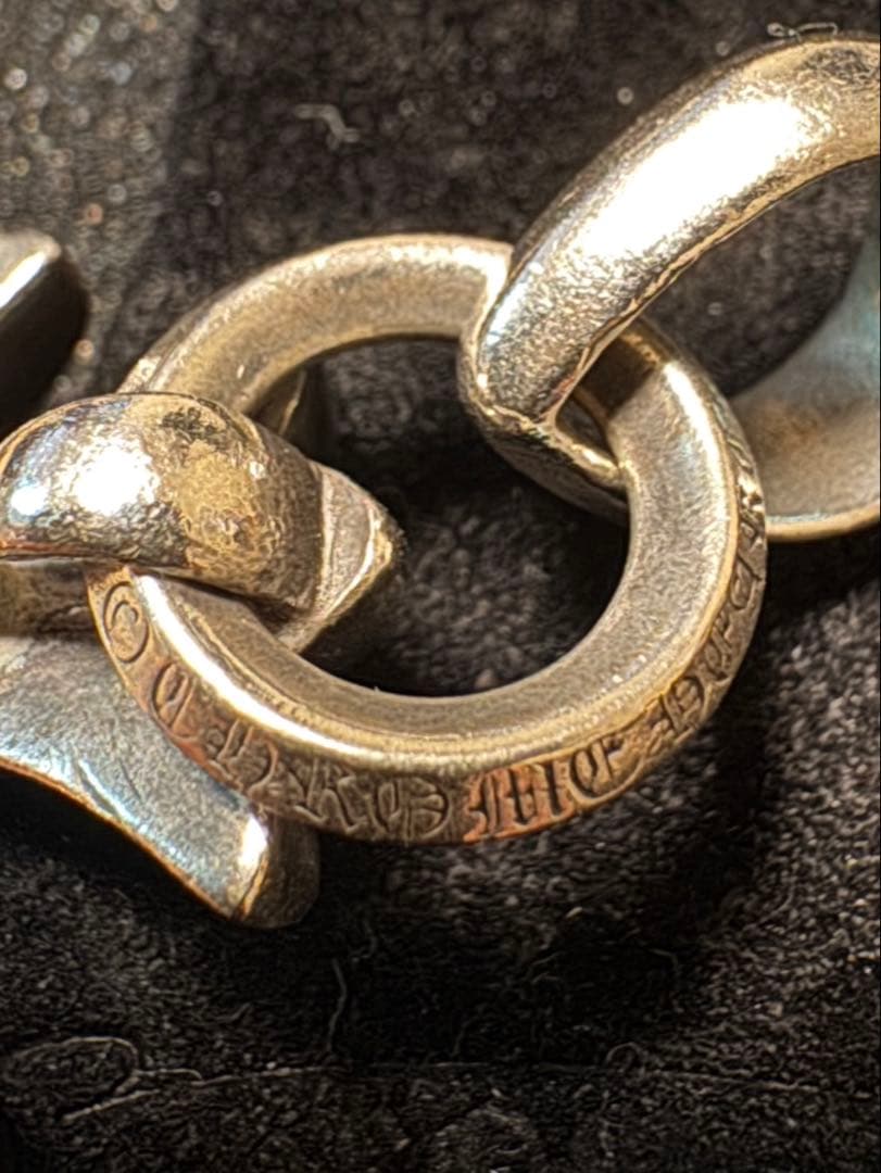 クロムハーツスモールクロスベイルwithベイルペーパーチェーン18インチ