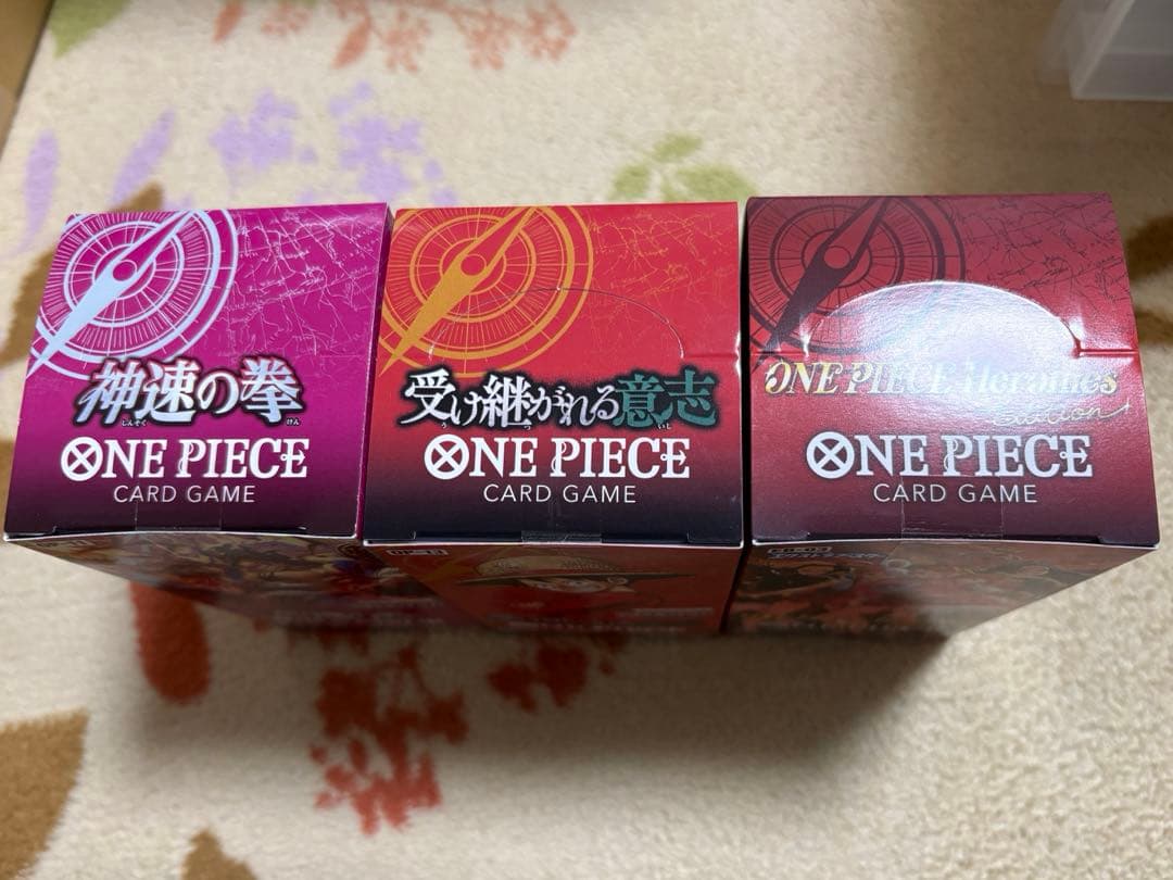 ワンピースカード　神速の拳 受け継がれる意志 ヒロインズエディション新品未開封