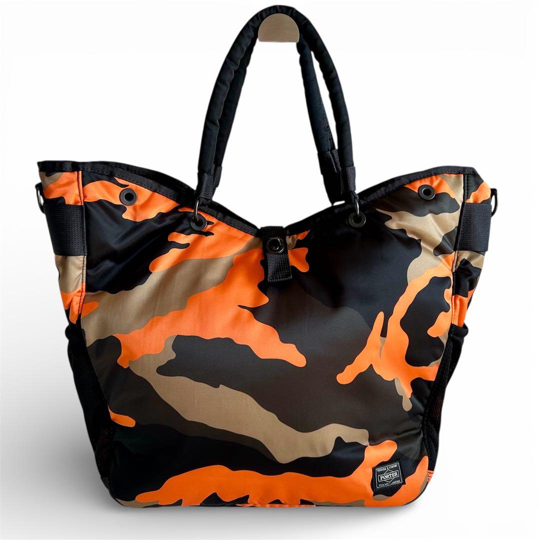 PORTER ポーター PS CAM O2WAY TOTE BAG　カモフラ