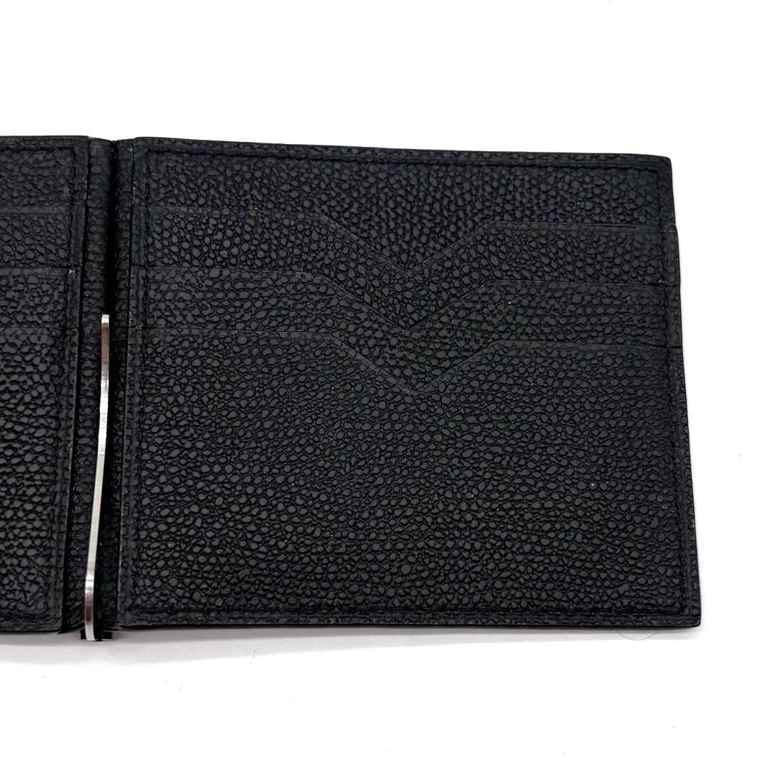 ✨未使用✨ ヴァレクストラ　マネークリップ　カーフスキン　ブラック　付属品完備