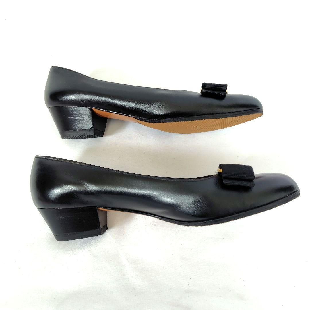 ✨️腕利き職人のリペア済✨️良品❤【フェラガモ】ヴァラ パンプス 黒