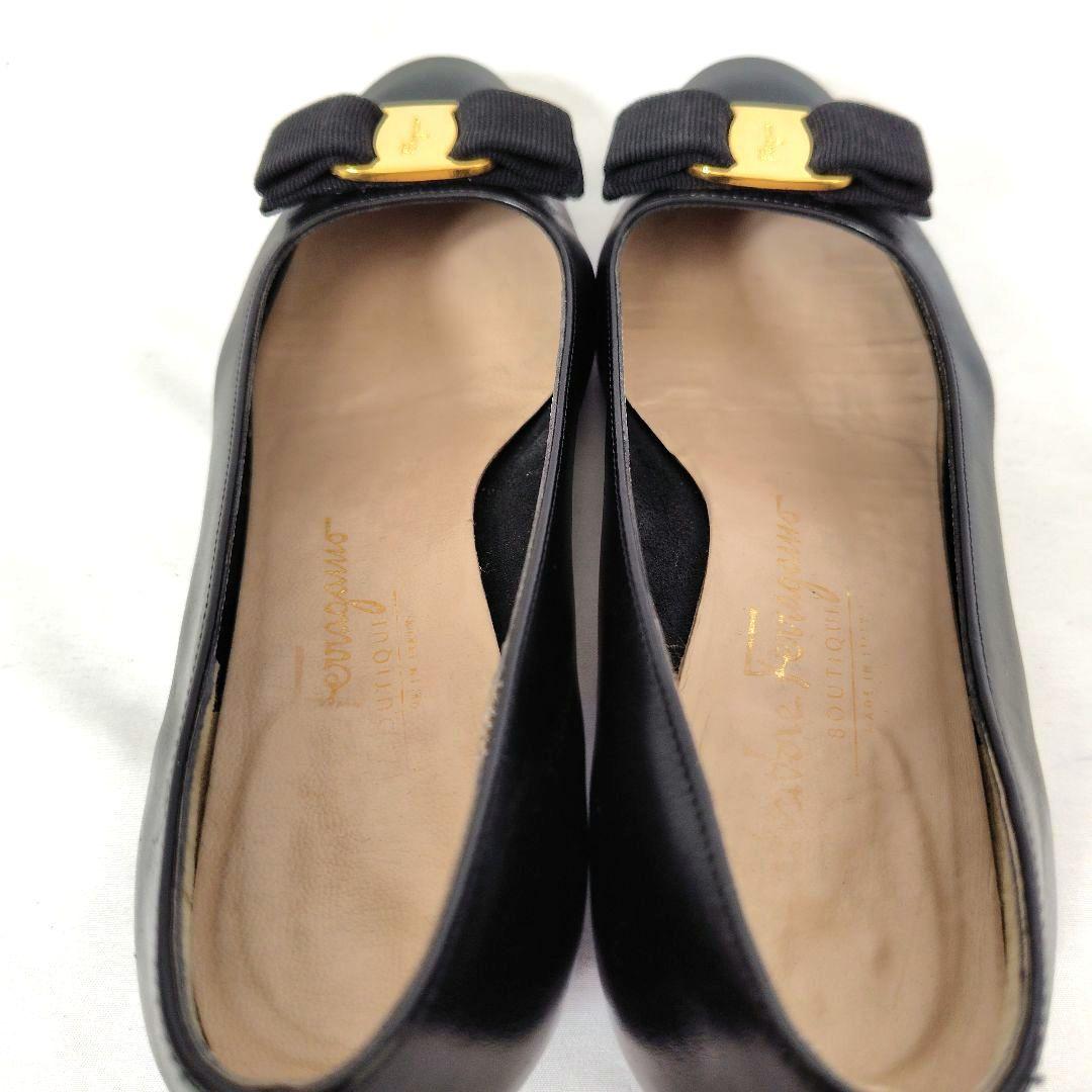 ✨️腕利き職人のリペア済✨️良品❤【フェラガモ】ヴァラ パンプス 黒