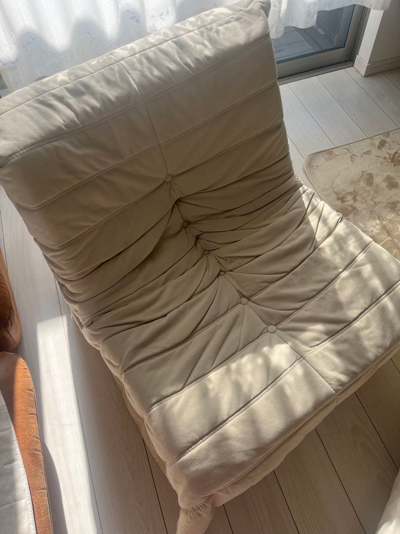 リーンロゼ トーゴ風リプロダクト ソファ＆オットマン