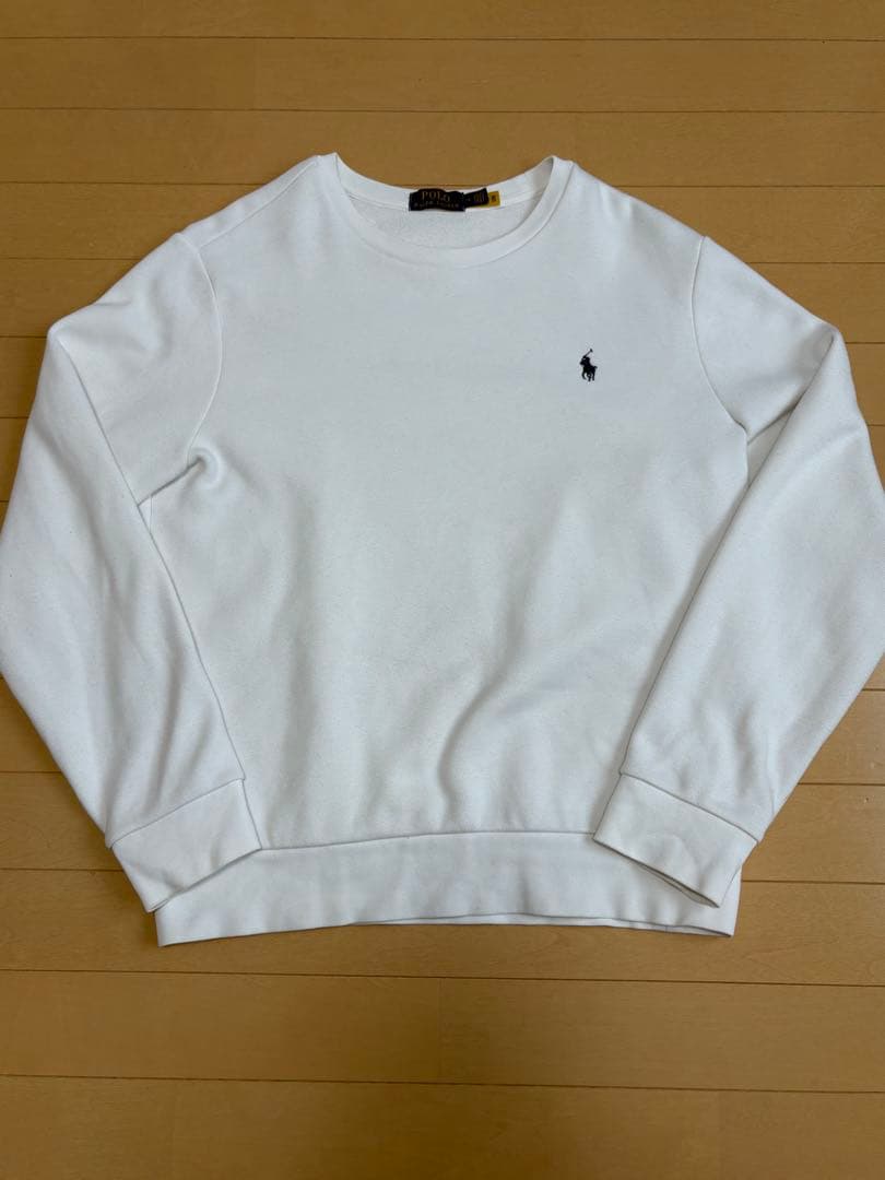 現行 Polo Ralph Lauren ホワイト スウェット