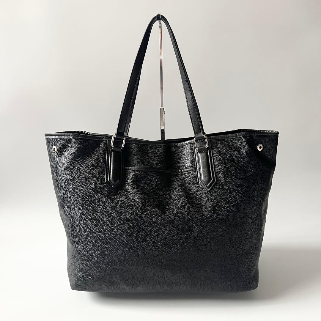 ヴィヴィアンウエストウッド　トートバッグ　ハミルトン　オーブ　レザー　ブラック