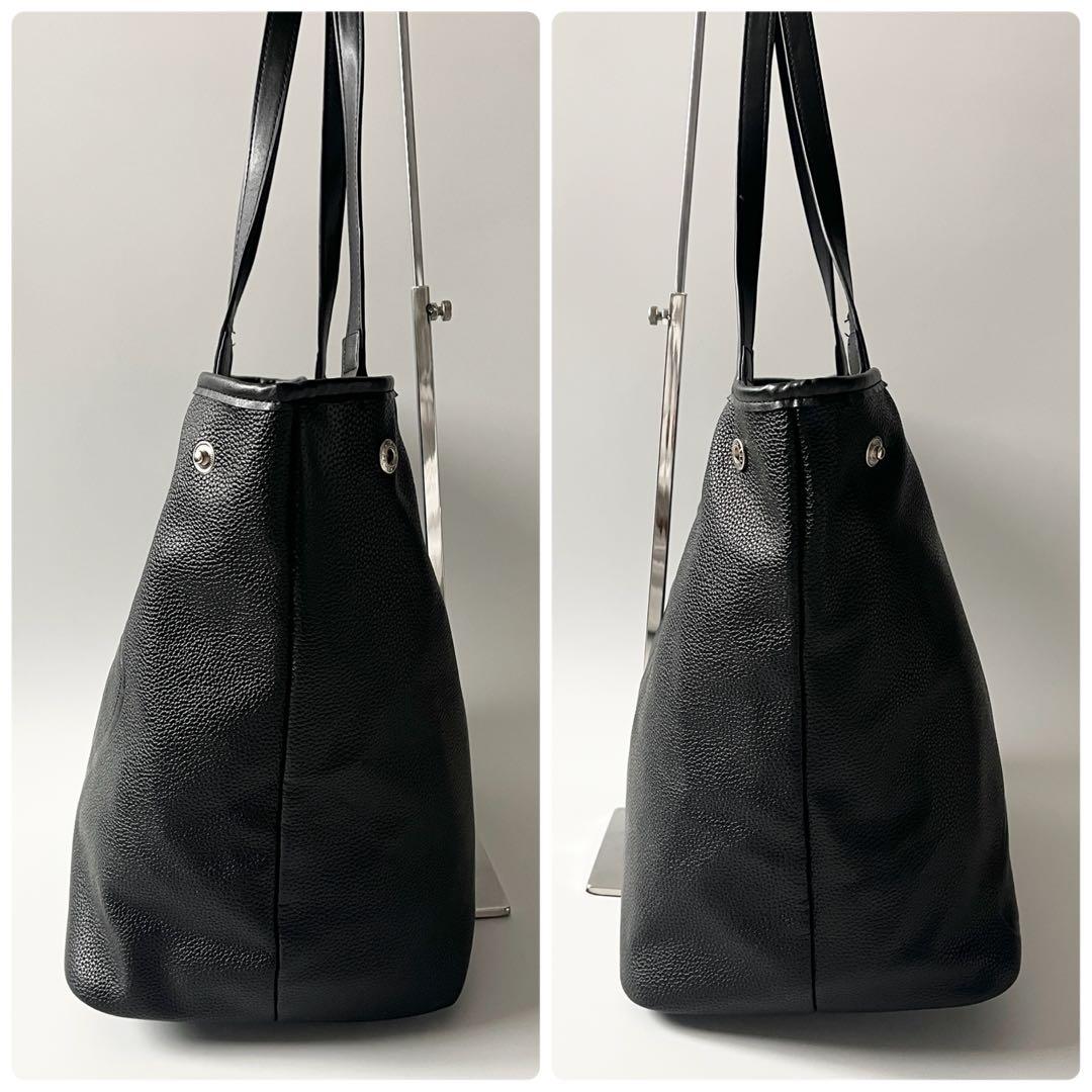 ヴィヴィアンウエストウッド　トートバッグ　ハミルトン　オーブ　レザー　ブラック