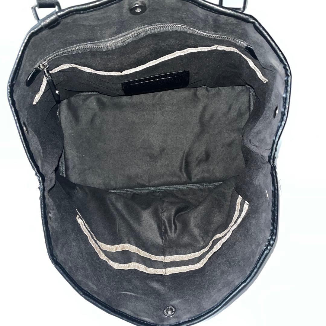 ヴィヴィアンウエストウッド　トートバッグ　ハミルトン　オーブ　レザー　ブラック