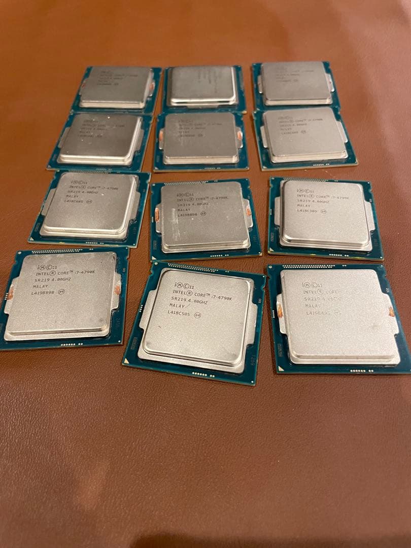 Intel Core i7-4790K CPU 12個　動作未確認　返品不可