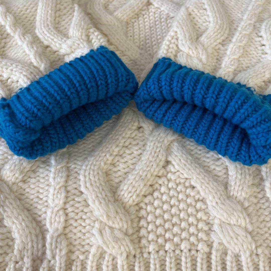 ENFOLD コレクションライRib×Cable Combi Pullover