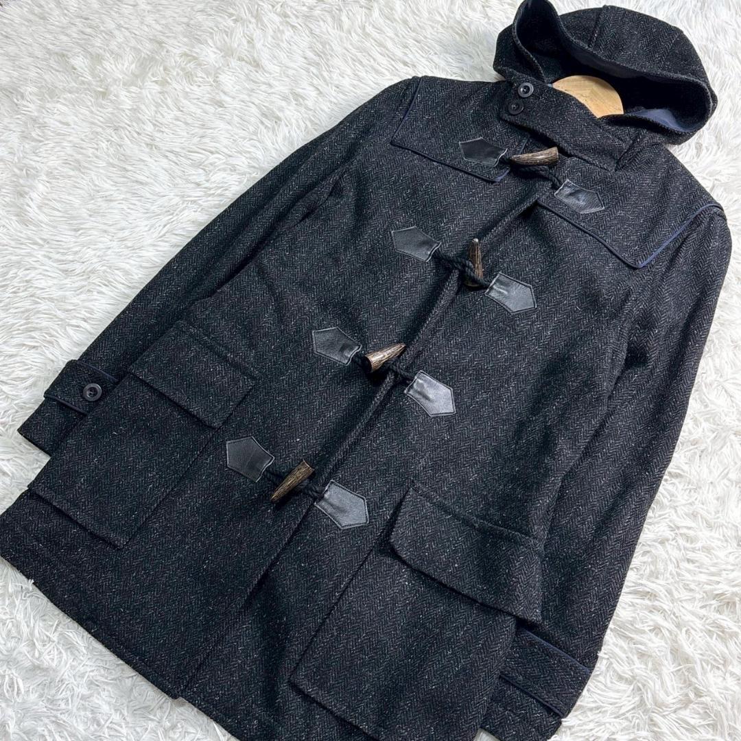 sacai サカイ ダークグレー ダッフルコート 1 ライナー付き