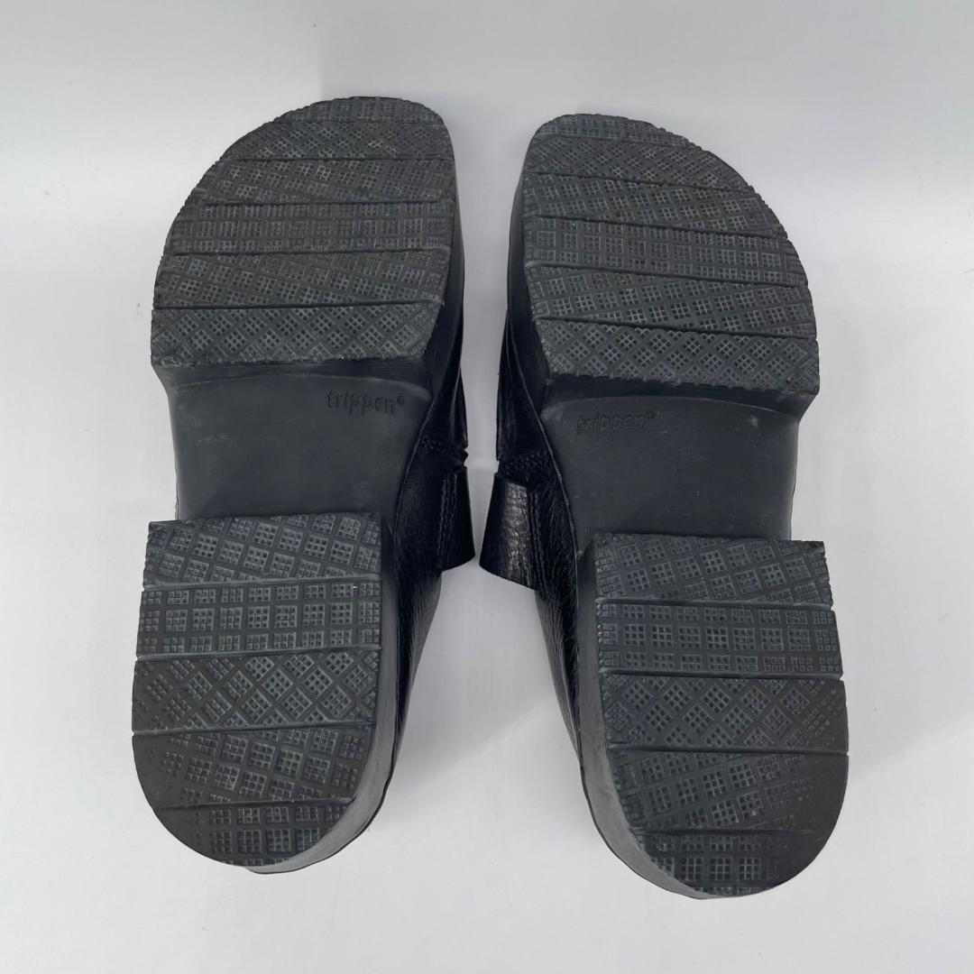 良品✨トリッペン フリンジローファー 黒 ブラック 36