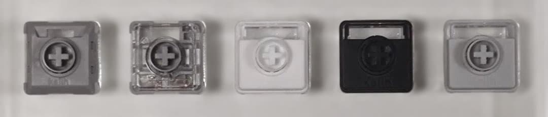 【特別限定カスタム】LOFREE FLOW2シルバー（68キー） ×静音ピンク軸