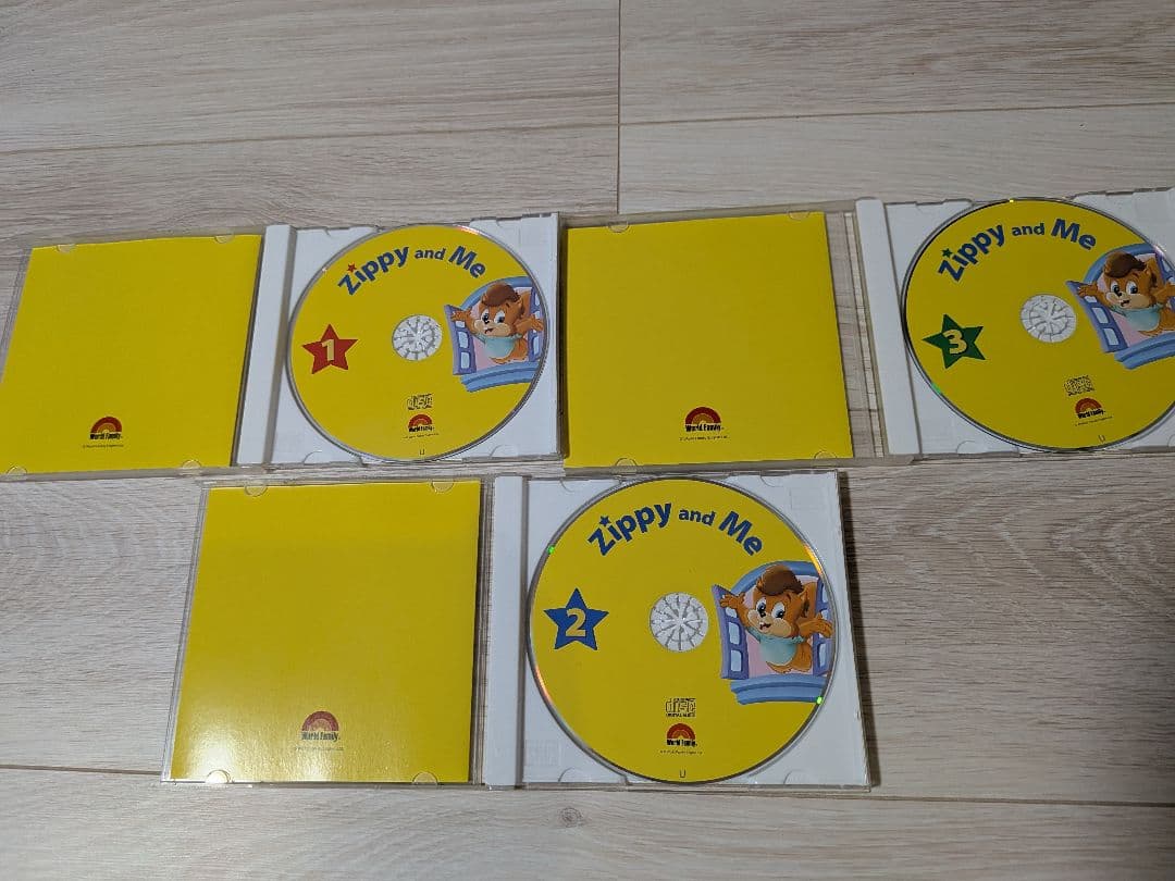 Zippy and Me DVD、CD 1-3セットガイドBOOK、字幕あり