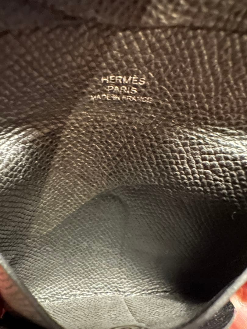HERMES エルメス　バスティア　ケース　ブラック　ノアール　黒