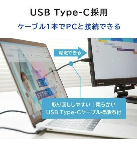 IODATA モバイルモニター 17.3インチ EX-YC172A