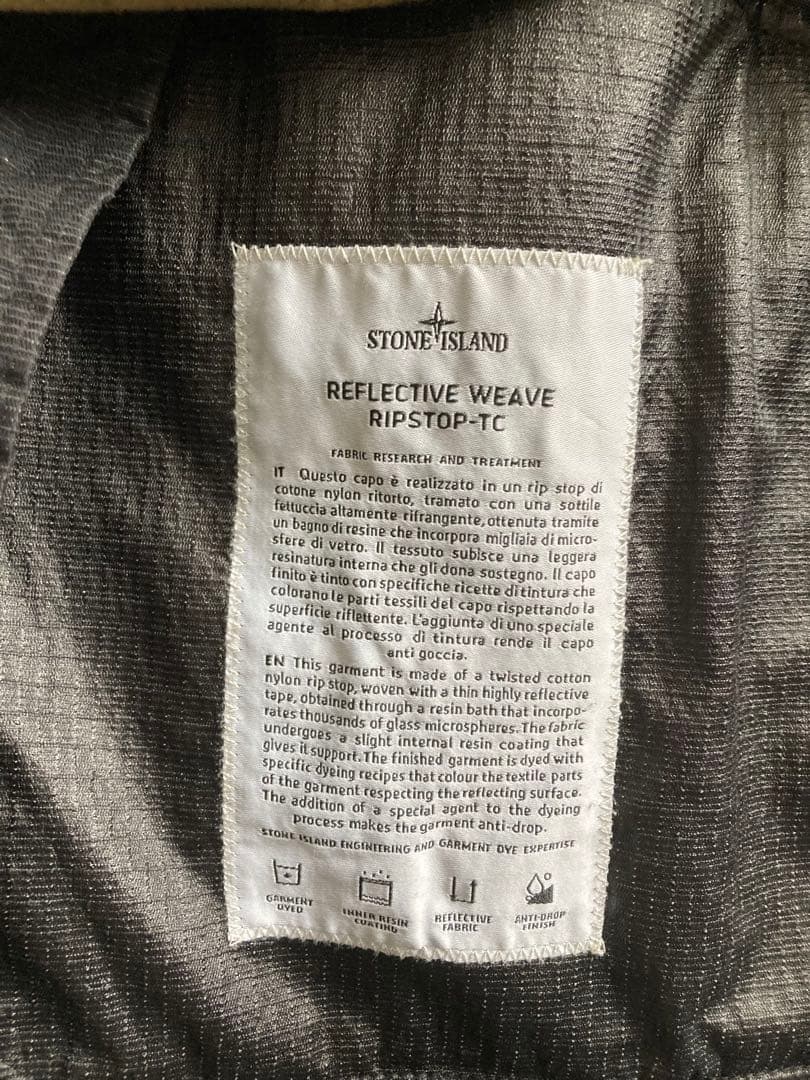 Stone  ブラック ブルゾン　コート　サイズL 数回着用美品