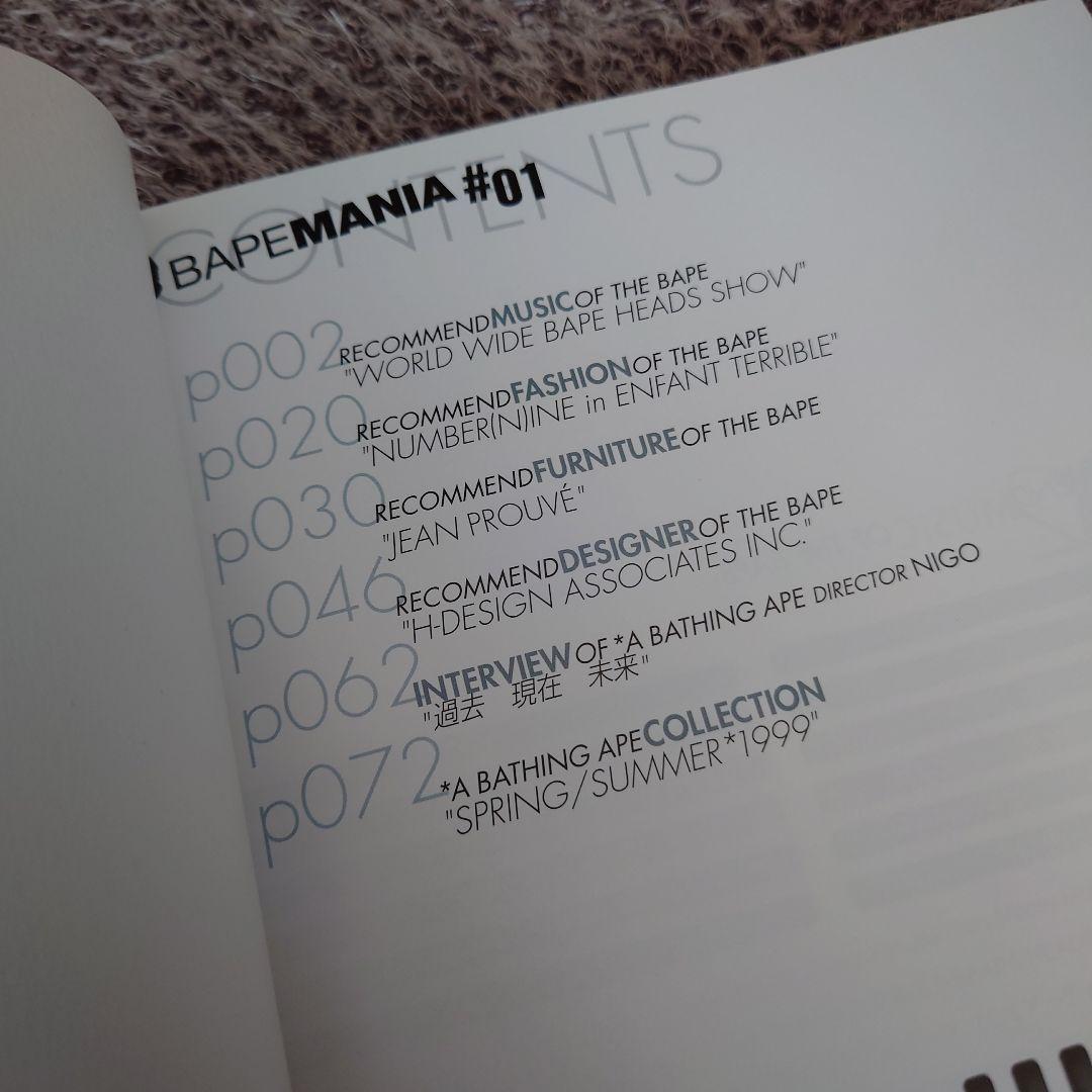 ★APE エイプ 初期 1999年 BAPEMANIA ベイプマニア カタログ★