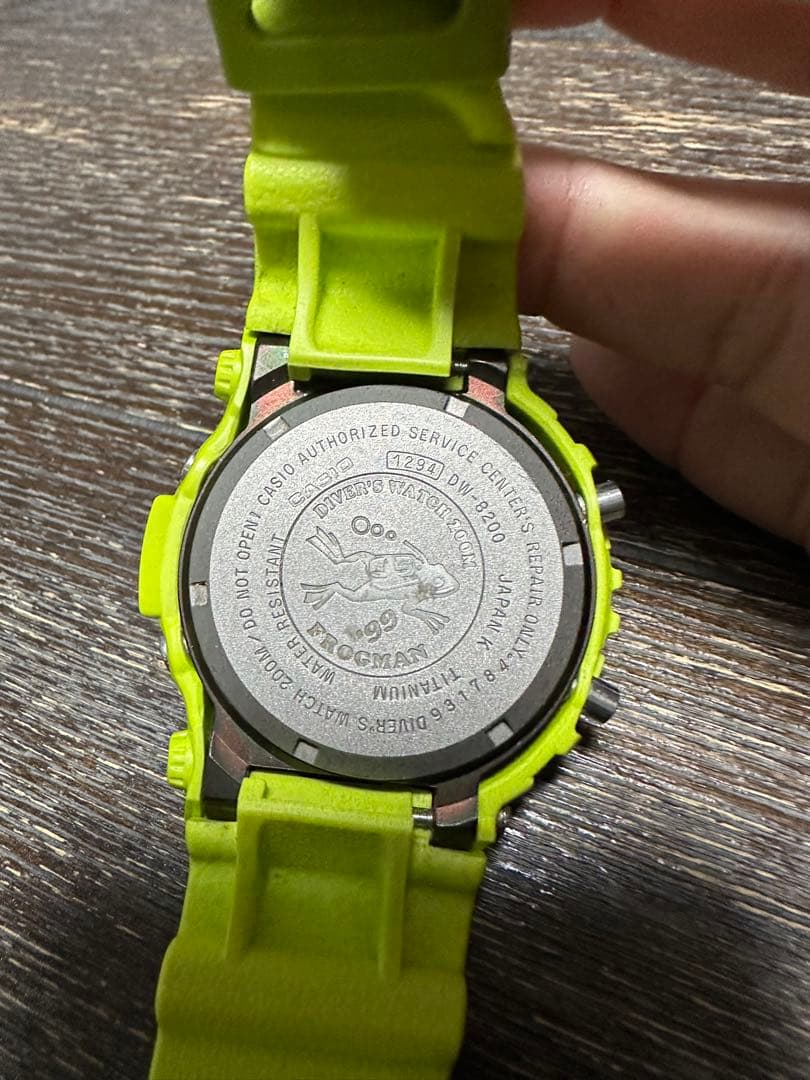 雨蛙FROGMAN GW-200F-3JR ベゼル、ベルトセット