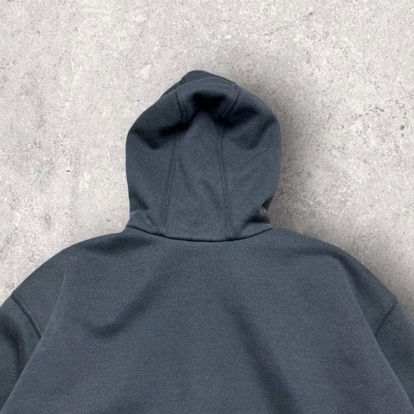 カーハート 裏サーマル ジップアップ パーカー ダブルフェイス ネイビー M