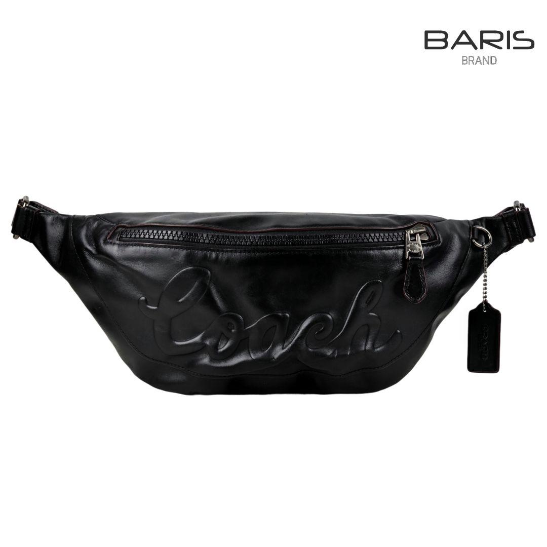 美品 コーチ COACH ウエストバッグ ボディーバッグ ブラック