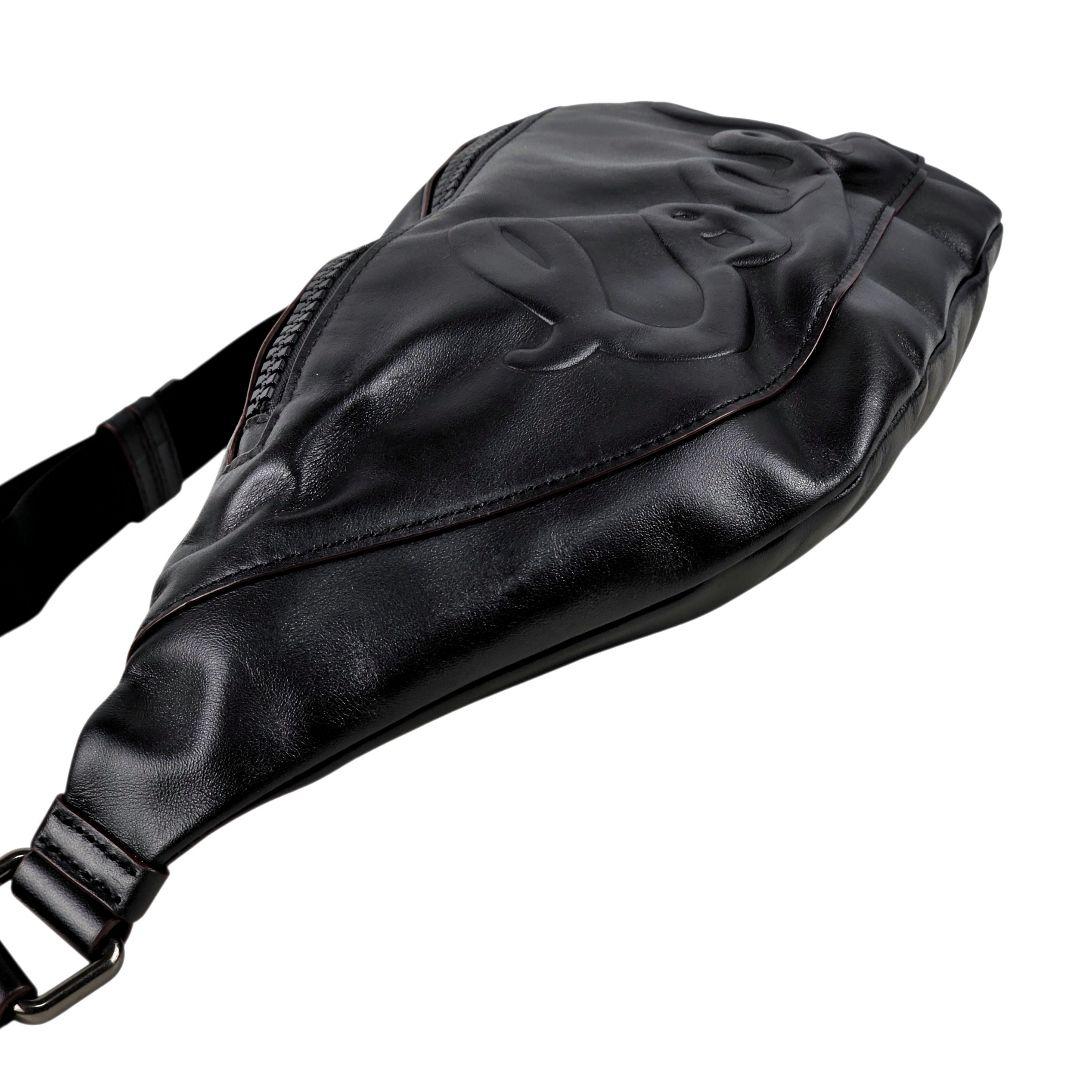 美品 コーチ COACH ウエストバッグ ボディーバッグ ブラック