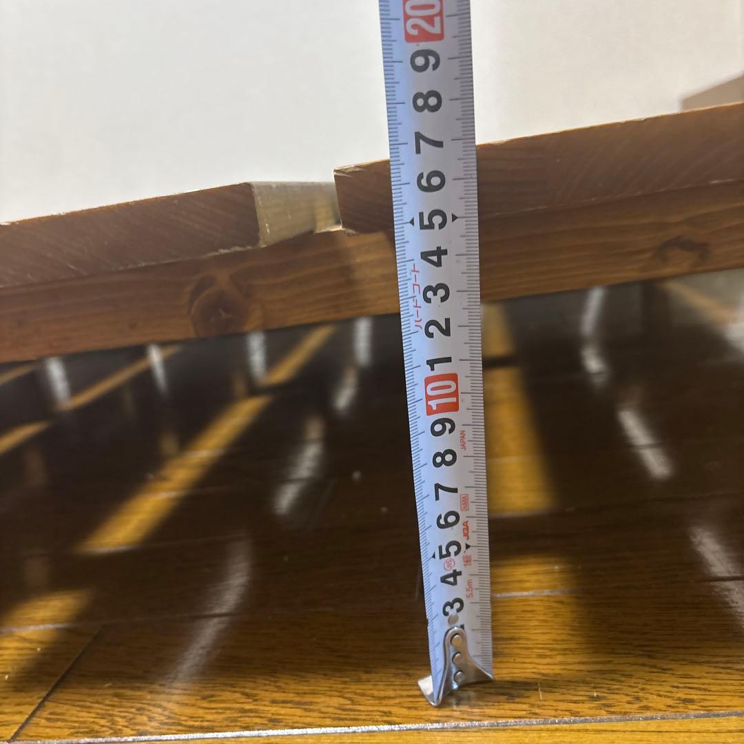 北欧ローベッドフレーム　セミダブル　簡単組立　高さ調節可17cm又は22cm