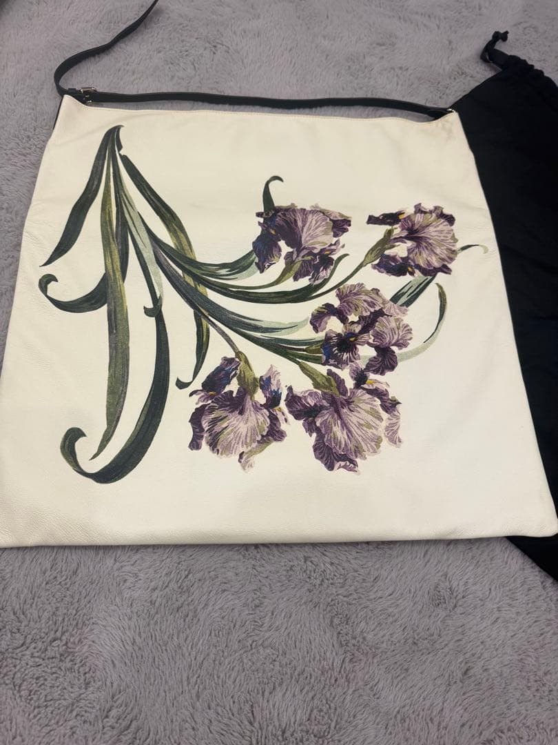 dries van noten トートバッグ　アイボリー　花柄　フラワー