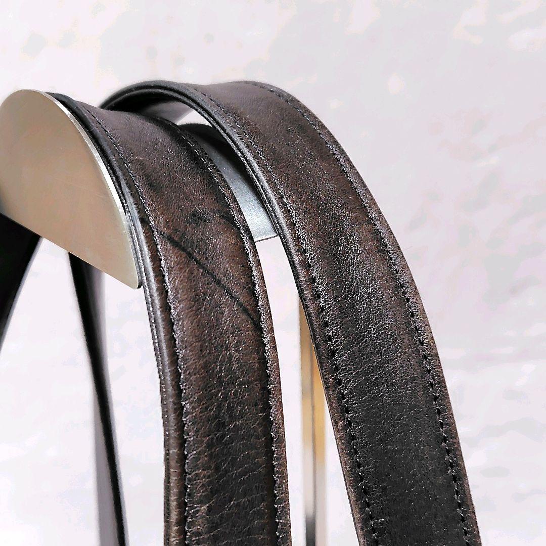 アニアリ　トートバッグ　ダークブラウン　レザー　肩がけ　2way　チャーム