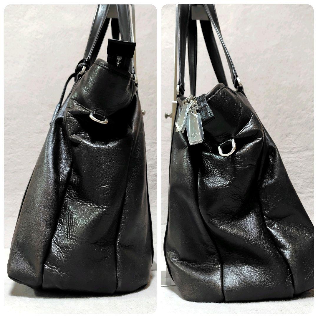 アニアリ　トートバッグ　ダークブラウン　レザー　肩がけ　2way　チャーム