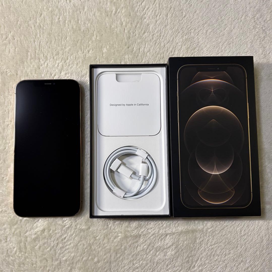 【美品】iPhone12 pro max 256GB SIMフリー ゴールド