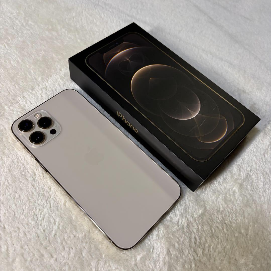 【美品】iPhone12 pro max 256GB SIMフリー ゴールド