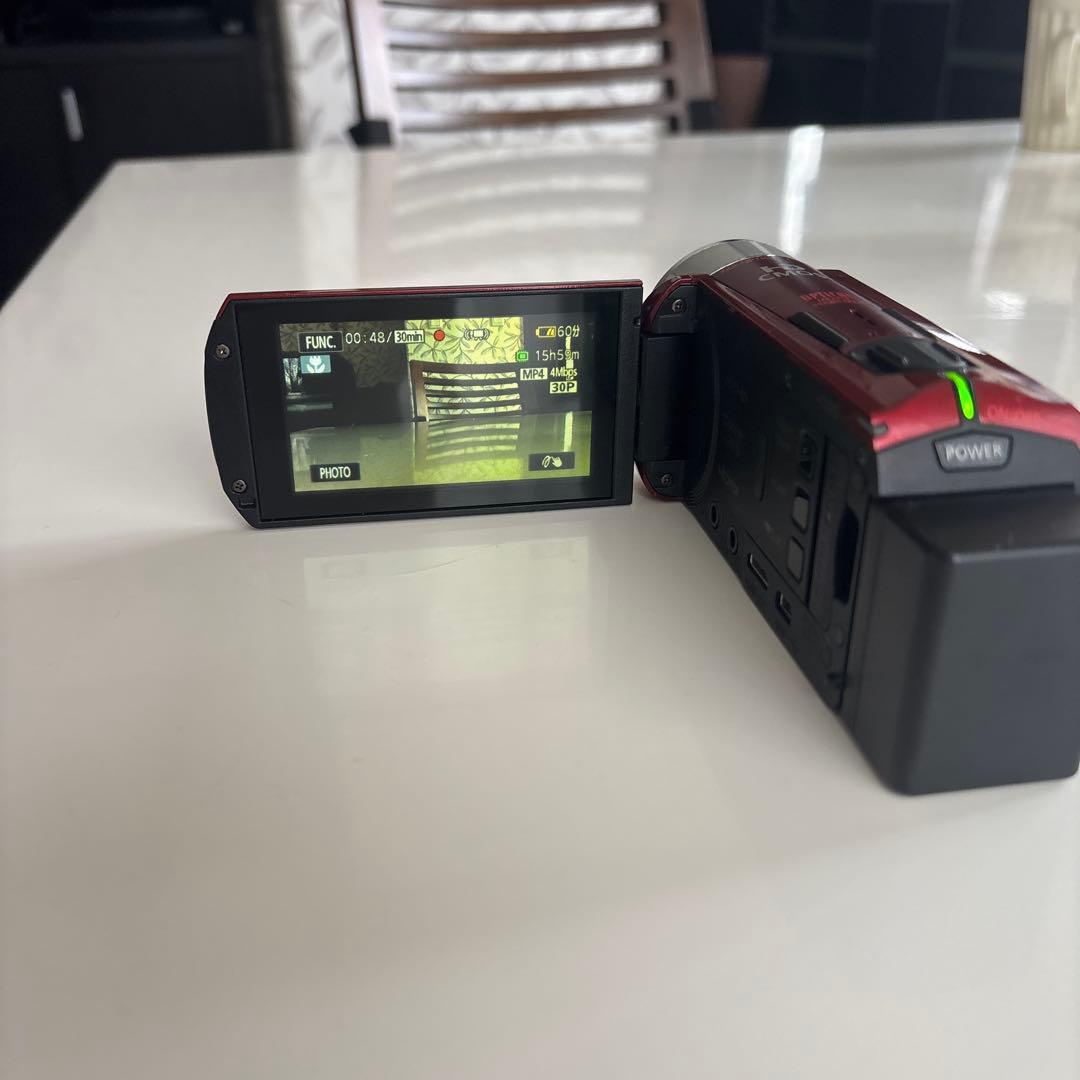 Canon ivis HF R32 ハンディビデオカメラ　レッド　動作確認済み