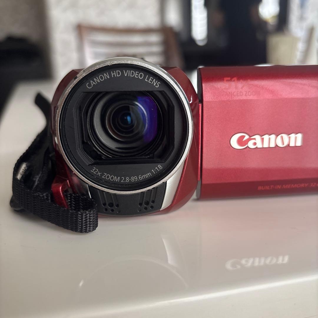 Canon ivis HF R32 ハンディビデオカメラ　レッド　動作確認済み