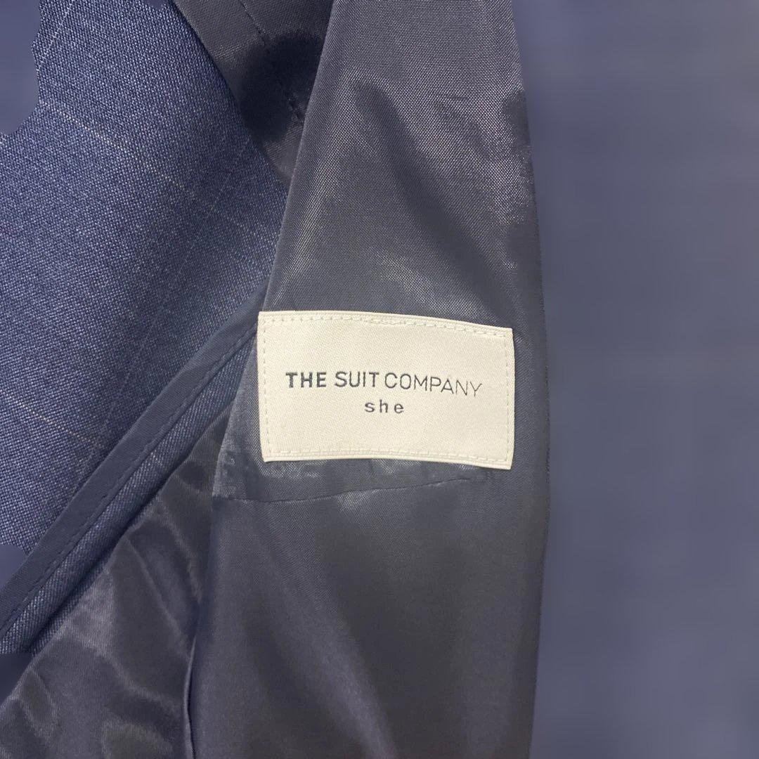 THE SUIT COMPANY ネイビー パンツスーツ